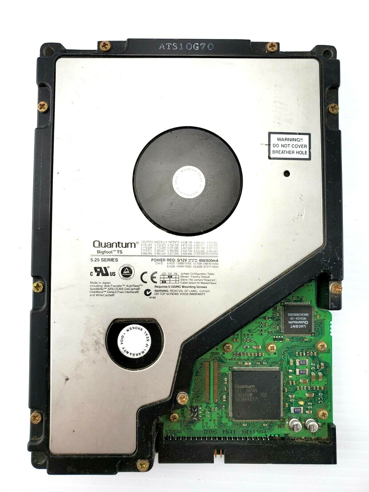 HDD ④ Amazon.com: Toshiba MK1252GSX 120GB SATA/300 5400RPM 8MB 2.5