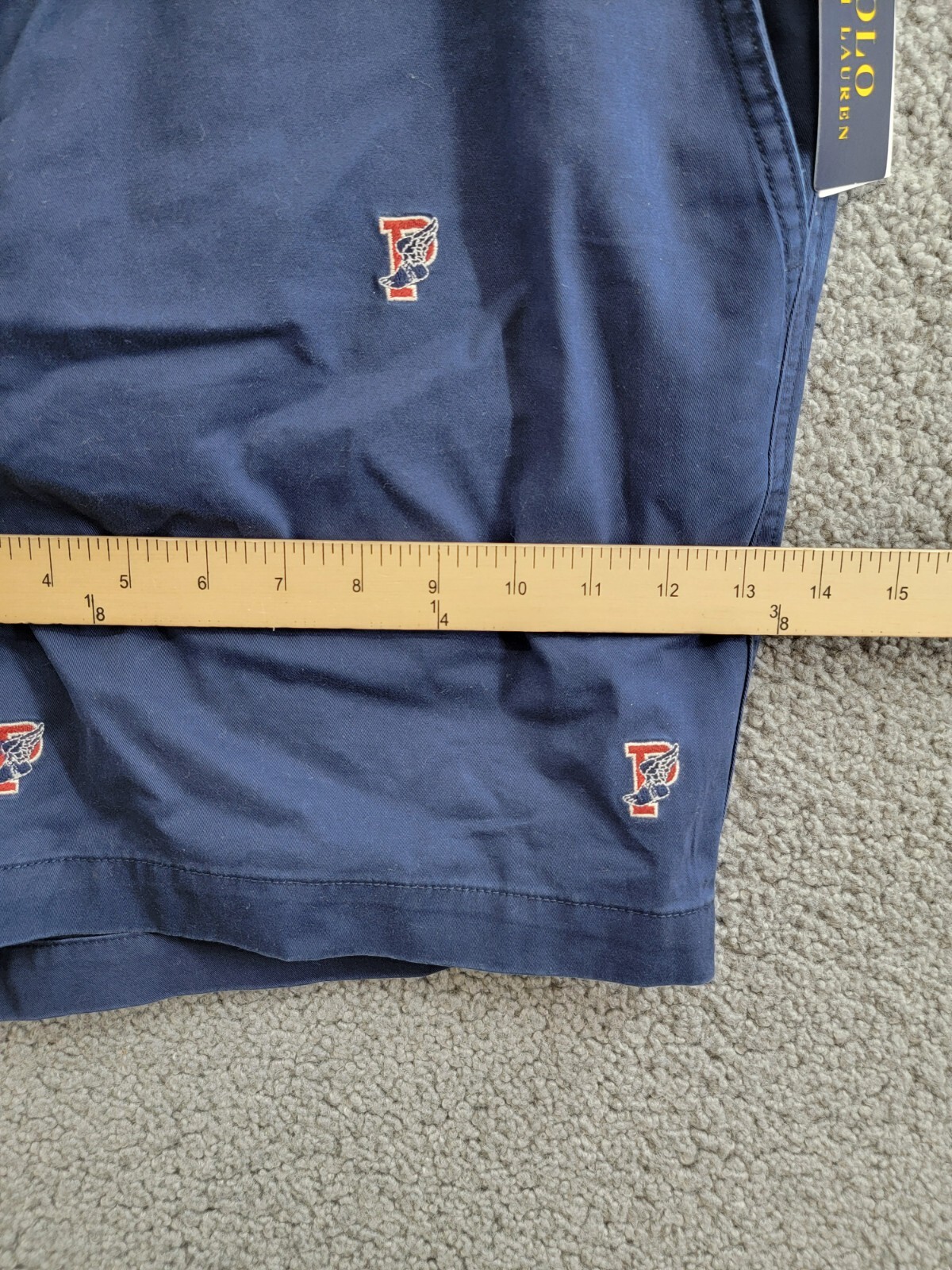 Polo Ralph Lauren 6-Inch Polo Prepster P-Wing Shorts Men's XXL Navy Button Zip - Picture 6 of 18