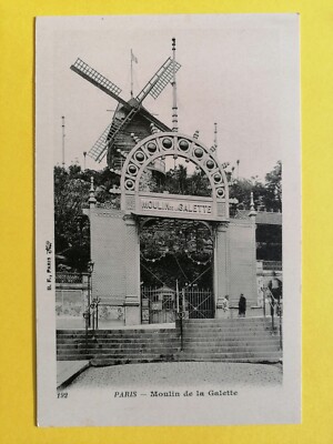 CPA PARIS Butte Montmartre Le MOULIN de la GALETTE vers 1900