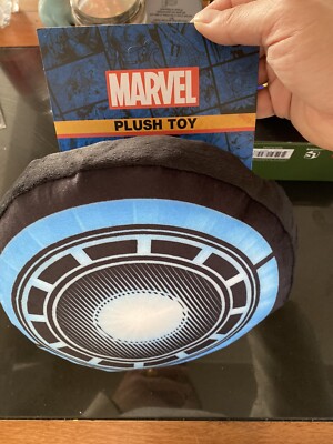 Marvel Comics IRONMAN ARC REACTOR SQUEAKY PLUSH DOG TOY