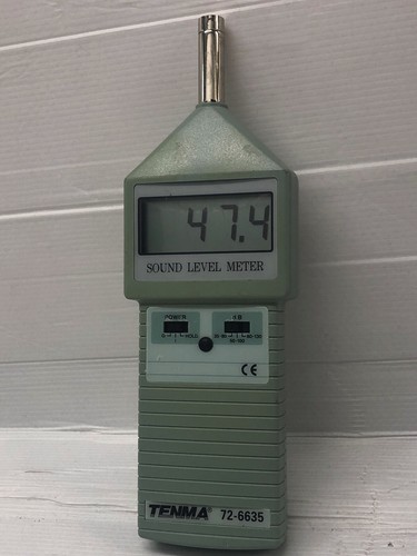 Tenma 72-6635 Digital Sound Level Meter Noise Tester Decibel LCD Display