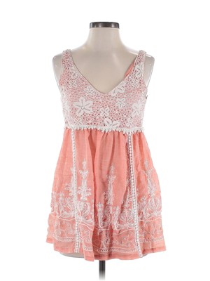 Blanc Noir Women Orange Casual Dress M
