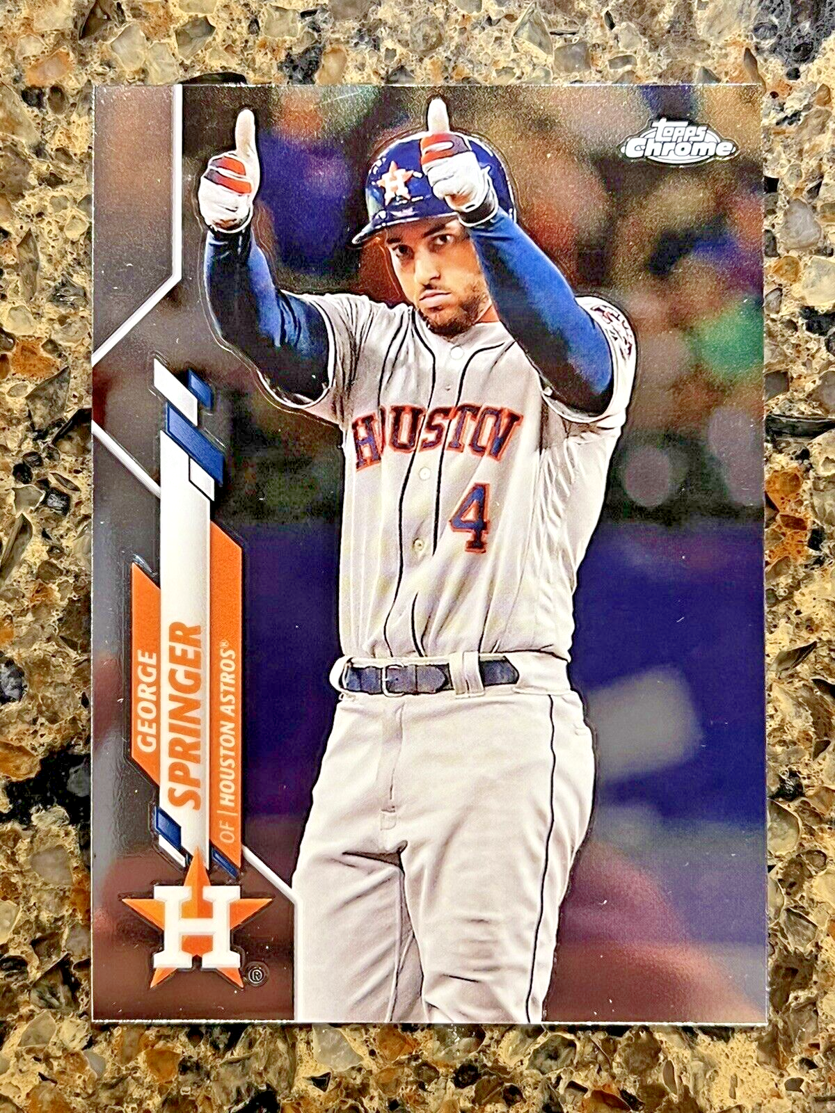 George Springer 2020 Topps Chrome #194 Houston Astros NM-MT