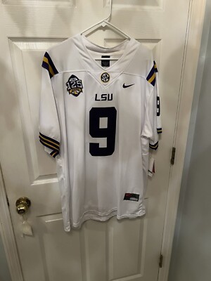 NFL NCAA Joe Burrow LSU Tigers Nike Burreaux Jersey 2XL Cin Bengals Retail $100