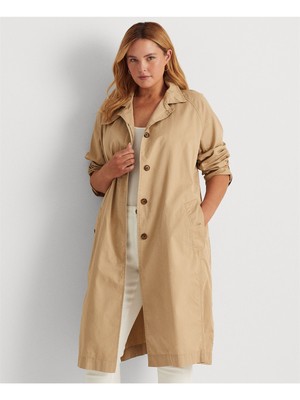 

Женский бежевый пуховик на пуговицах с пряжками сзади RALPH LAUREN Plus, 202861686001