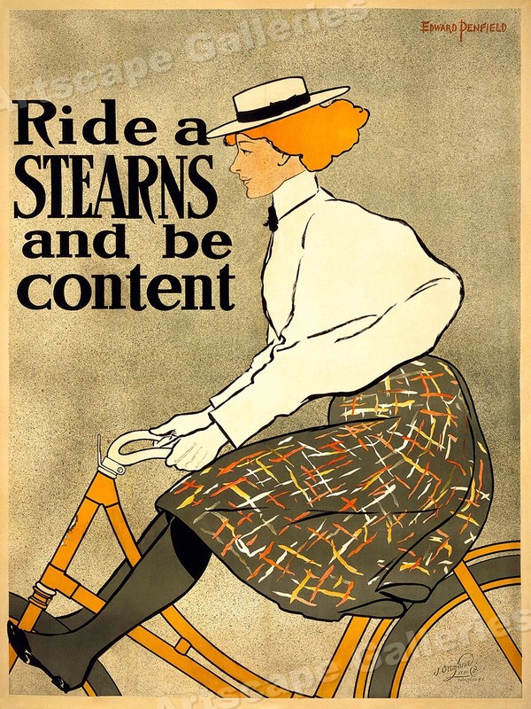 And Be Content 1896 Vintage Advertising Poster - 18x24