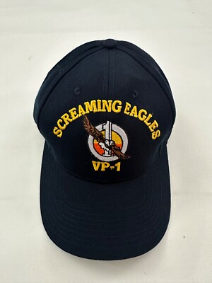 New The Corps Screaming Eagles VP-1 Fleet Logo Blue Baseball Cap Hat One Size