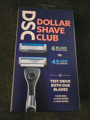  Dollar Shave Club  Men's 6 Blade vs 4 Blade Extra Close Razor (K41)