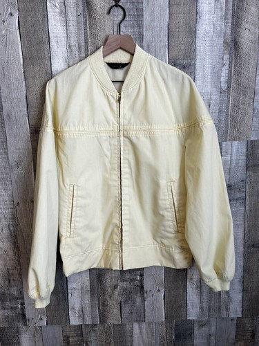 ジャケット・アウター 70s 80s EURO cotton harrington jacket Vintage 1980s Harrington Jacket Large Blue Full Zip Made in