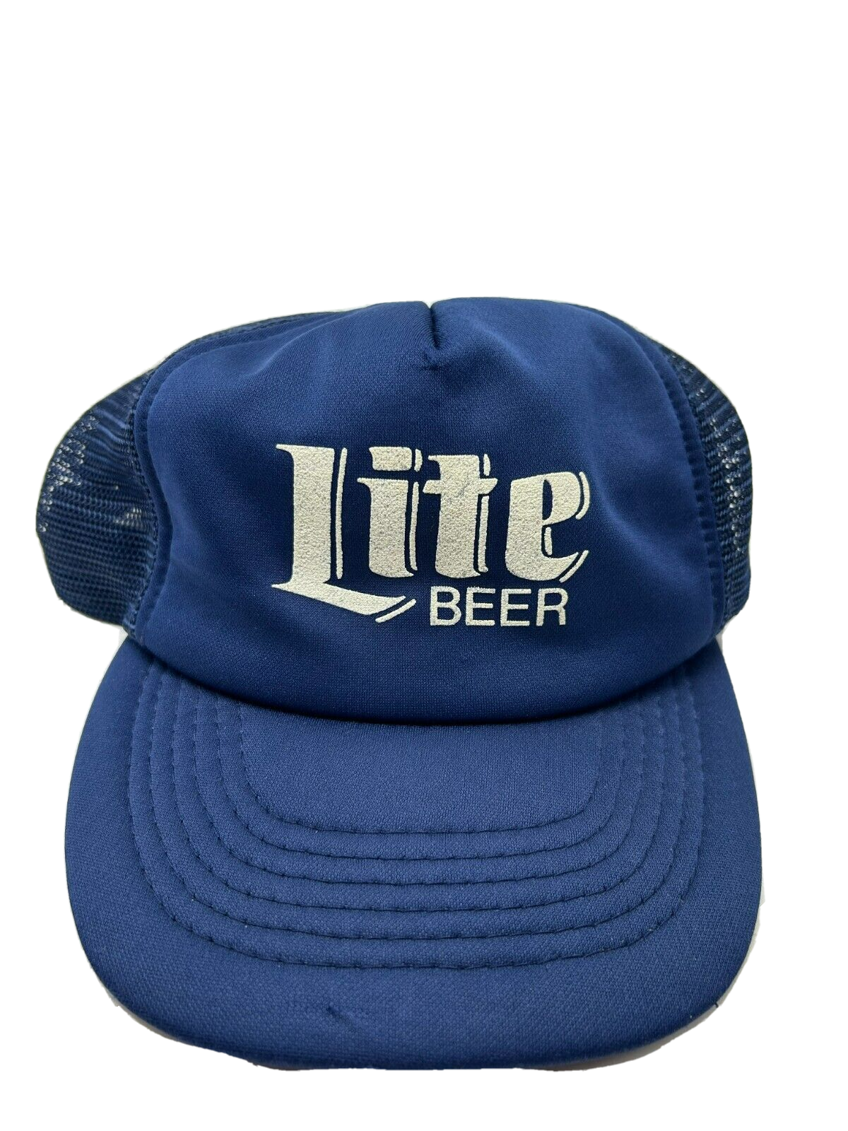 MILLER LITE BEER デッドストック キャップ USA製 ビール 青 MILLER LITE BEER デッドストック キャップ USA製 ビール 青