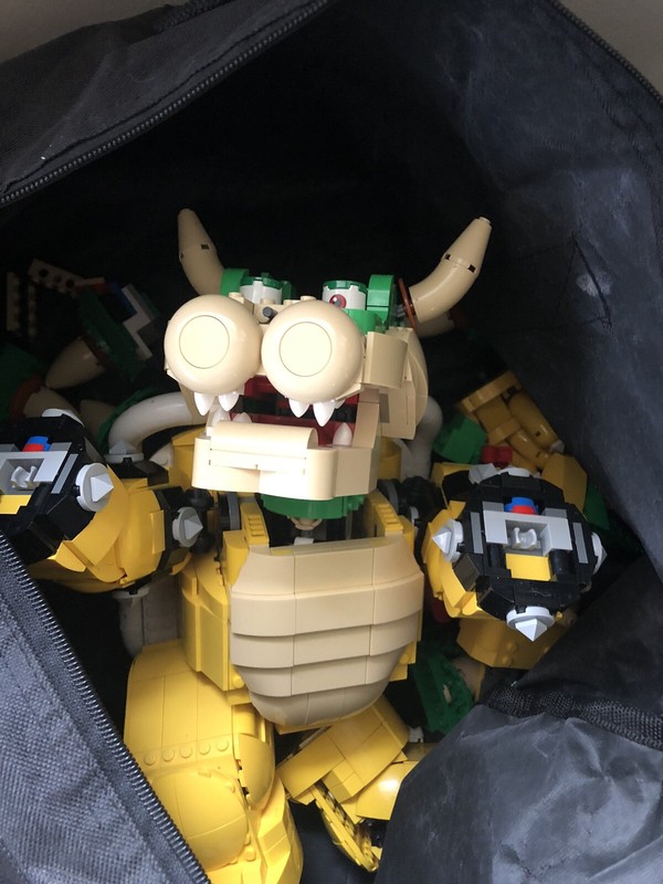 the mighty bowser lego
