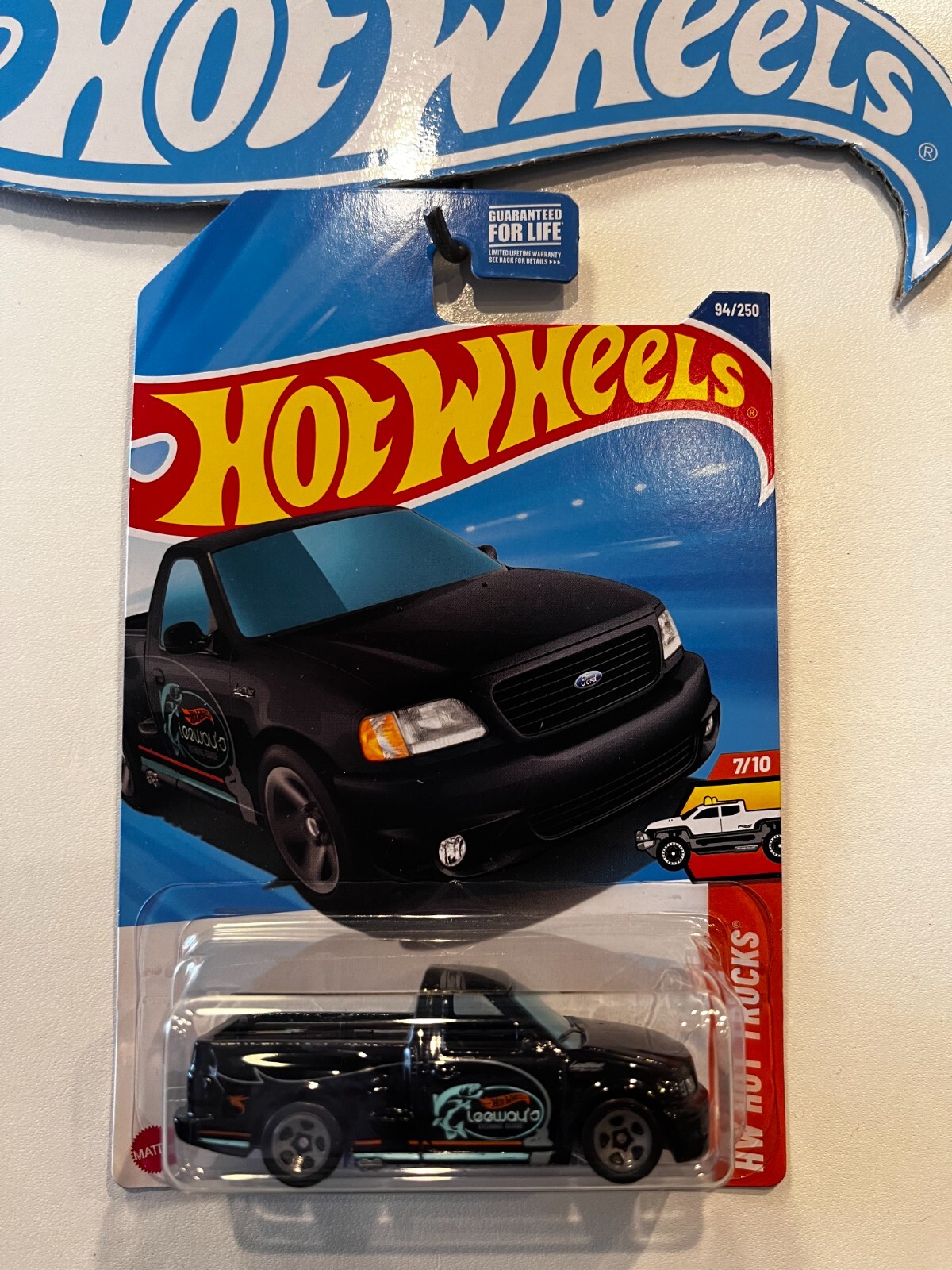2025 Hot Wheels 7/10 Hot Trucks Black '99 Ford F-150 SVT