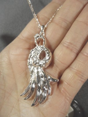 New FEATHER BIRD Charm Pendant & 26