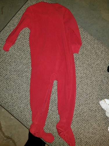 Old Navy 2T Fleece Footed Pajamas Pj Zip Unisex