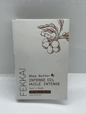 NEW Fekkai Shea Butter Intense Oil Hair/Body Travel Size Mini 3ml/0.1oz AUTHENTC