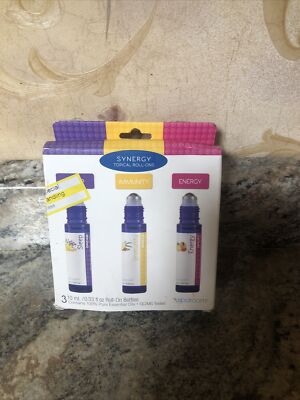 Spa Room Synergy Essential Oil Roll-On Sleep/Immunity/Energy 0.33fl oz 3pk.