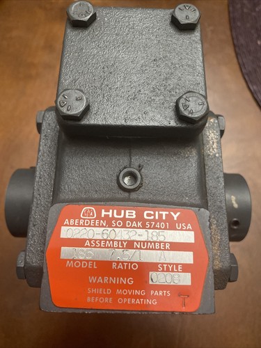 その他 TOT Hub City 0220-60432-185 Model 185 , 75/1 Ratio Hollow Shaft