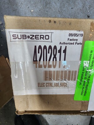 Genuine Sub-Zero Refrigerator Control Board 4202811