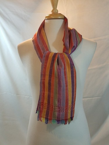 Ethiopian Traditional Hand Woven Multi Color  Scarf/ Head wrap
