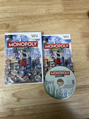 Monopoly Streets (Nintendo Wii, 2010) Complete in Box