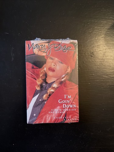 Sealed Mary J Blige I'm Goin' Down Cassette Single 1995