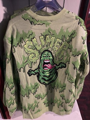 2024 Universal Studios Ghostbusters Slimer Button Up Cardigan New Size XL