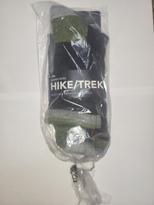Darn Tough Marino Wool Hike/Trek  Micro Crew Midweight With Cushion Large 
