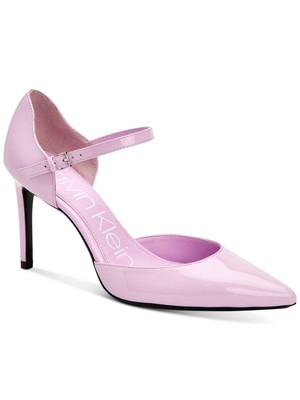 

CALVIN KLEIN Женские розовые кожаные туфли-лодочки Gel Pod D Orsay Roya Stiletto 6,5 M, Розовый, E6130