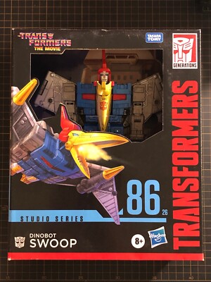 TRANSFORMERS STUDIO SERIES 86 LEADER DINOBOT SWOOP IN HAND USA SELLER FREE SHIP!