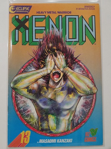 スロットンの心絵 a XENON #13 Eclipse Heavy Metal Warrior Kanzaki 1987 1988 NM