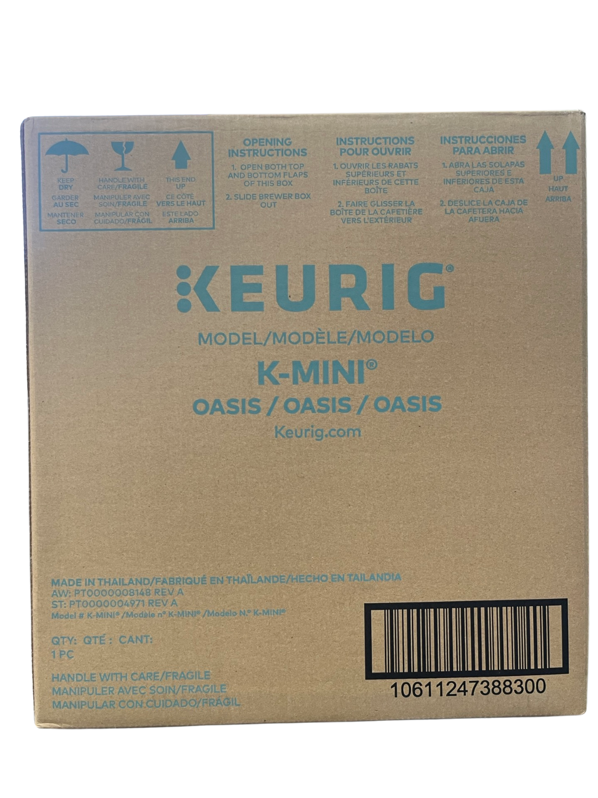 Keurig K-Mini Single Serve K-Cup Pod Coffee Maker - Oasis BNIB Fast Shipping