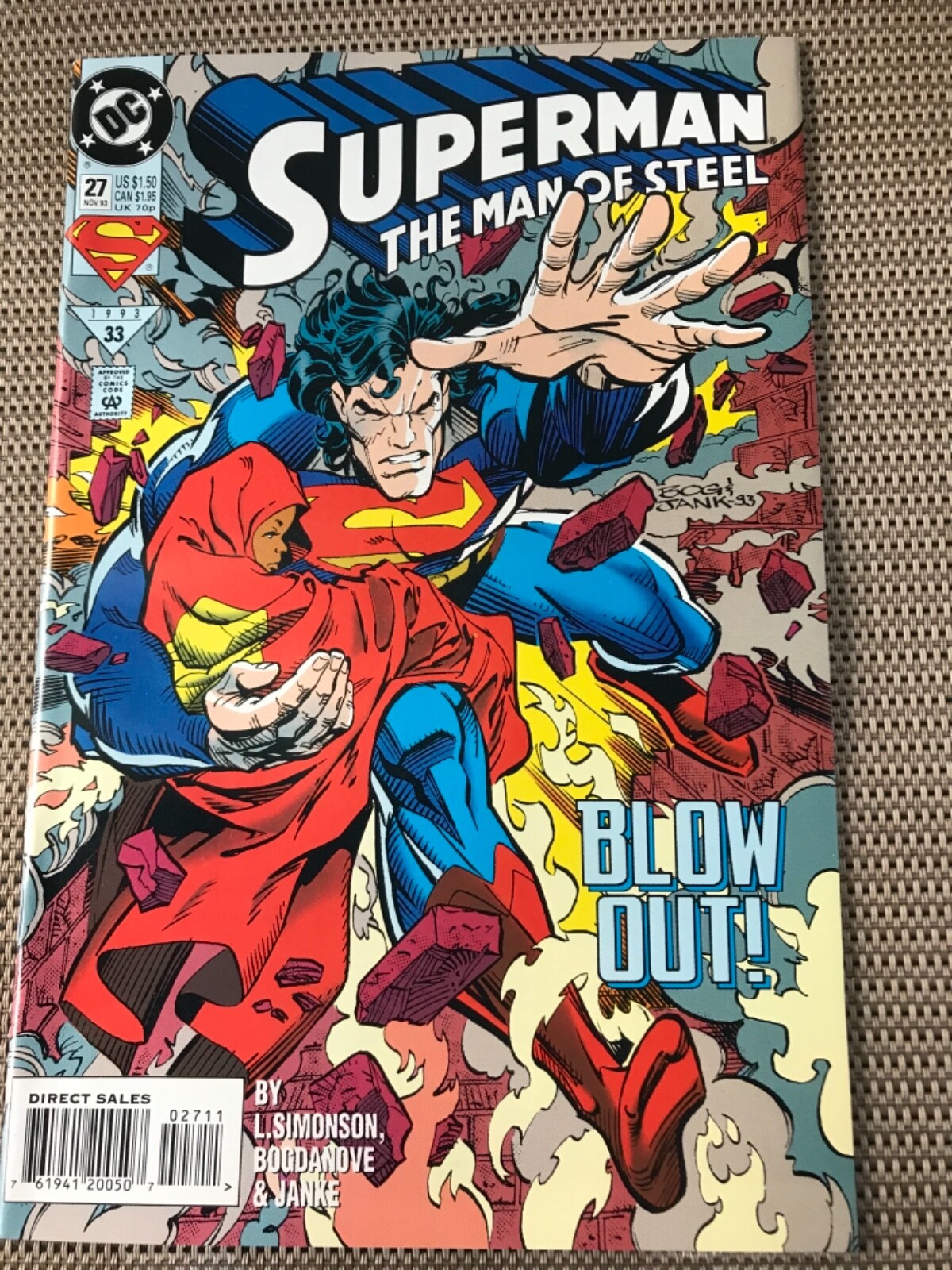 93·94年DCコミック“Superman”7冊セット　コミック 93·94年DCコミック“Superman”7冊セット コミック SUPERMAN #93