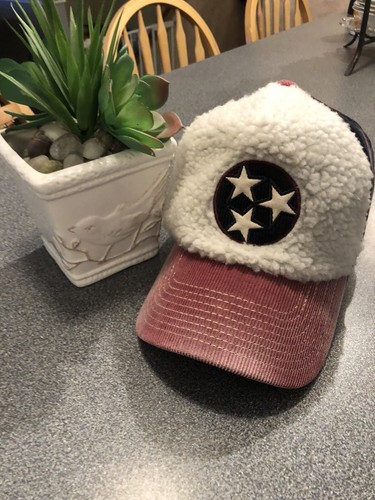 ‘tennessee’  Corduroy Sherpa Trucker Antiqued/washedcord Adjustable