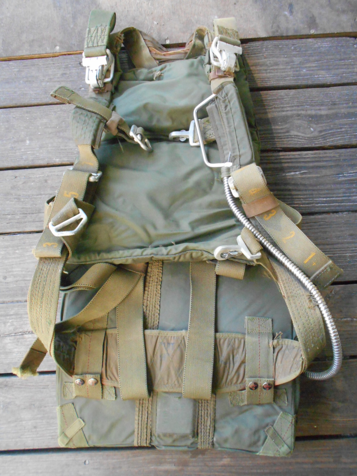 その他 70s vintage itary army 2way parachute Original 1950s French Parachutist's TAP 47/53 Jump Smock