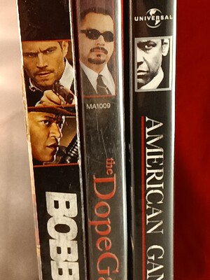 Bobby Z + The Dope Game + American Gangster (DVDS) Lot of 3