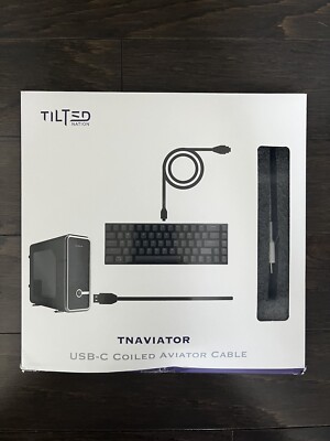 Tilted Nation USB-C Coiled Aviator Cable White