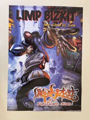 LIMP BIZKIT, SIGNIFICANT OTHER, RARE PROMO REPRODUCTION