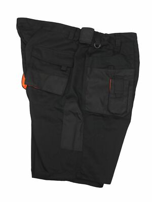 Kurze Arbeitshosen bis 10 XL von Marc & Mark in schwarz