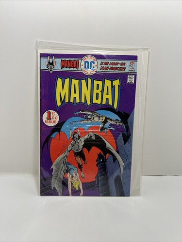 DC Comics MAN BAT # 1 , Jan (1976) , 1st Title Series , BATMAN App