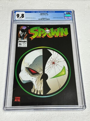 Spawn #12 Bloodwulf Poster 7/1993 Todd McFarlane CGC 9.8 White Pages