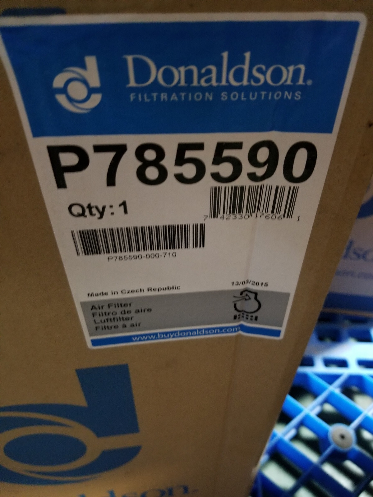 DONALDSON P785590 AIR FILTER RADIAL SEAL - Picture 5 of 6