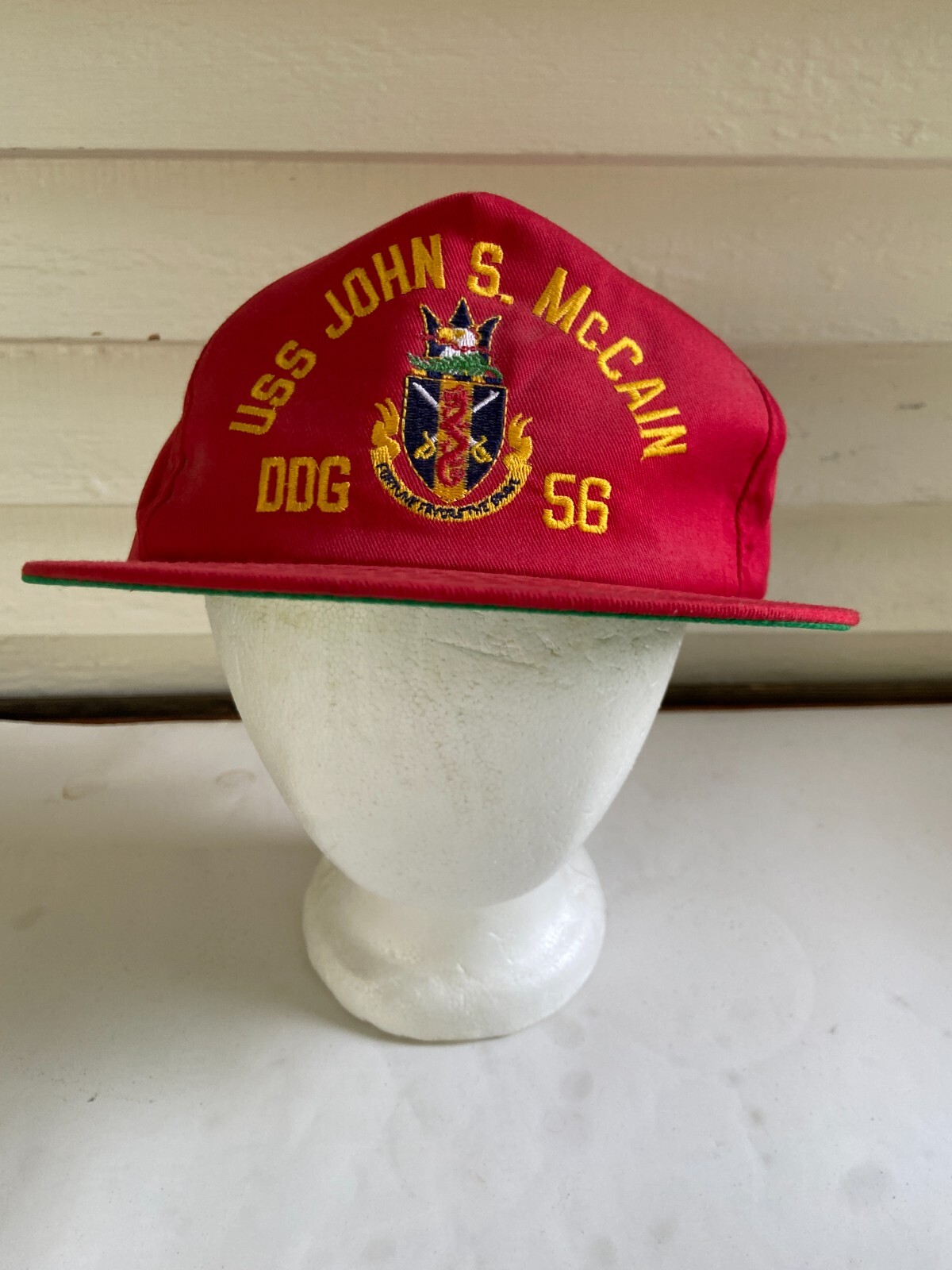 【最終値下げ】米海軍 USS JOHN S. McCAIN 帽子 Navy USS John S Mccain Ddg 56 Hat