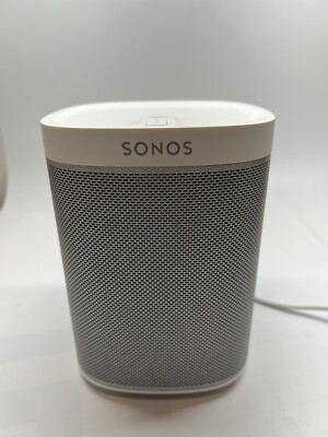 Sonos PLAY:1 Wireless Compact Smart Speaker White Untested Powers Up