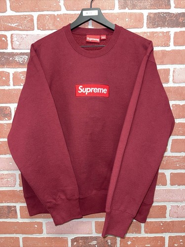 Supreme Box Logo Crewneck Cardinal M-