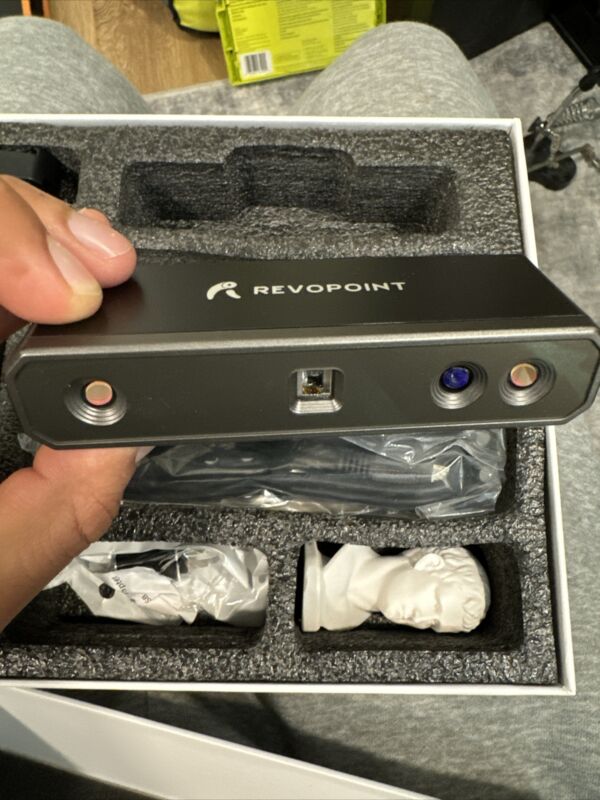 Used Revopoint Mini 3d Scanner 0.02 Mm Precision 10 Fps Scan Speed
