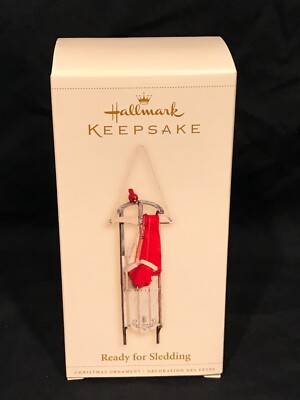 Hallmark Keepsake Ornament 2006 Ready For Sledding Christmas