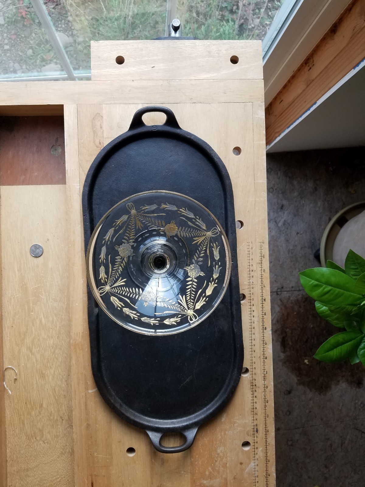 ELEGANT , lead glass ,  COMPOTE , cut glass , TALL