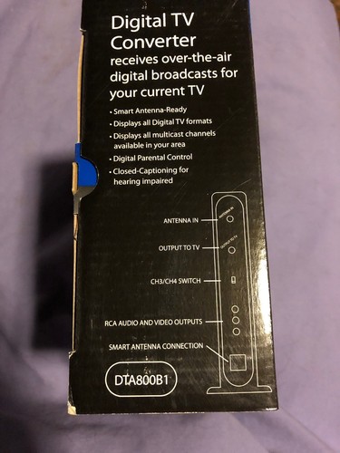 RCA DTA800B1 Digital to Analog TV Converter Box - Brand New in Box