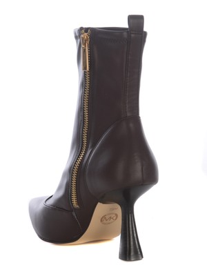 Pre-owned Michael Kors Ankle Boots "clara" In Marrone