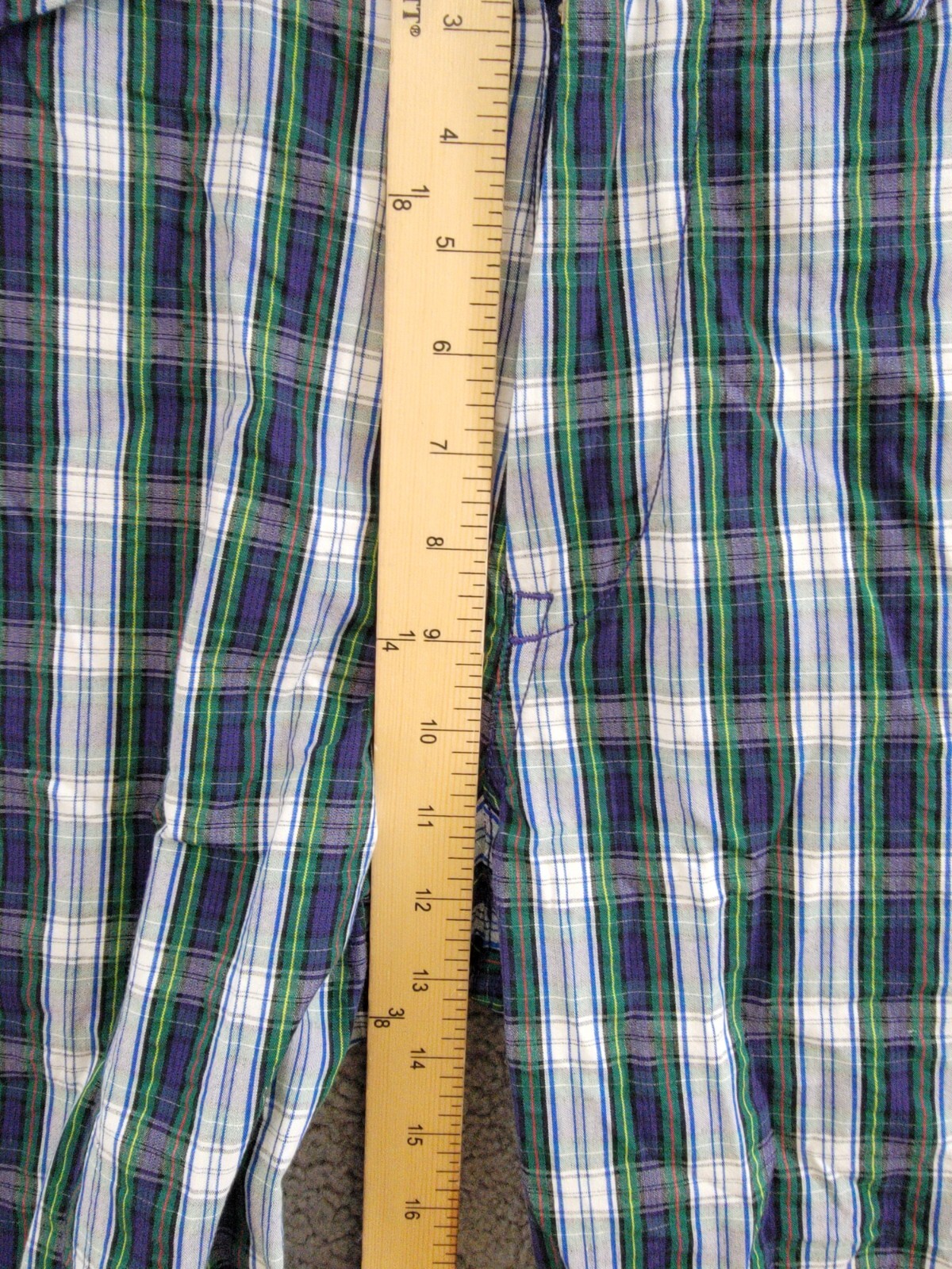 Polo Ralph Lauren Classic-Fit Seersucker Pants Men's 32/32 White/Navy Belt Loops - Picture 8 of 17